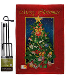 Merry Christmas Tree - Christmas Winter Vertical Impressions Decorative Flags HG114079 Imported