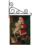 Santa's List - Christmas Winter Vertical Impressions Decorative Flags HG114088 Made In USA