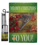 Trouble - Christmas Winter Vertical Impressions Decorative Flags HG114098 Made In USA