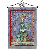 Merry Christmas to You - Christmas Winter Vertical Impressions Decorative Flags HG114124 Made In USA