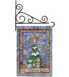 Merry Christmas to You - Christmas Winter Vertical Impressions Decorative Flags HG114124 Made In USA