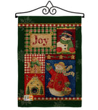 Joy Snow Woman - Christmas Winter Vertical Impressions Decorative Flags HG114134 Made In USA