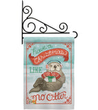 Christmas Like No Otter - Christmas Winter Vertical Impressions Decorative Flags HG114155 Made In USA