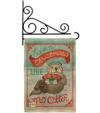 Christmas Like No Otter - Christmas Winter Vertical Impressions Decorative Flags HG114155 Made In USA