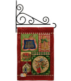 Happy Holiday Gingerbread - Christmas Winter Vertical Impressions Decorative Flags HG114162 Made In USA