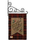 Glory to God - Christmas Winter Vertical Impressions Decorative Flags HG114168 Made In USA