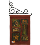 Joy and Love - Christmas Winter Vertical Impressions Decorative Flags HG114184 Made In USA