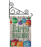 Colorful Ornament Holidays - Christmas Winter Vertical Impressions Decorative Flags HG114186 Made In USA