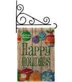 Colorful Ornament Holidays - Christmas Winter Vertical Impressions Decorative Flags HG114186 Made In USA