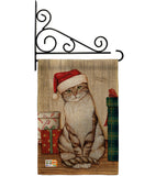 Christmas Kitty - Christmas Winter Vertical Impressions Decorative Flags HG114192 Made In USA