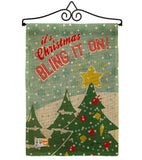 Christmas Bling It On - Christmas Winter Vertical Impressions Decorative Flags HG114196 Made In USA