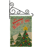 Christmas Bling It On - Christmas Winter Vertical Impressions Decorative Flags HG114196 Made In USA