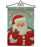 Sweet Home Santa - Christmas Winter Vertical Impressions Decorative Flags HG114200 Made In USA