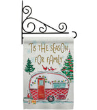 Season For Family - Christmas Winter Vertical Impressions Decorative Flags HG114202 Made In USA