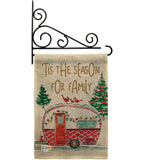 Season For Family - Christmas Winter Vertical Impressions Decorative Flags HG114202 Made In USA