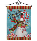 Candy Cane Christmas - Christmas Winter Vertical Impressions Decorative Flags HG114205 Made In USA