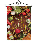 Have A Holy Jolly - Christmas Winter Vertical Impressions Decorative Flags HG114221 Made In USA