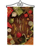 Have A Holy Jolly - Christmas Winter Vertical Impressions Decorative Flags HG114221 Made In USA