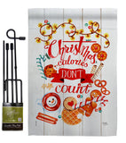 Christmas Calories - Christmas Winter Vertical Impressions Decorative Flags HG114246 Made In USA