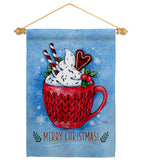 Christmas Coco - Christmas Winter Vertical Impressions Decorative Flags HG114256 Made In USA