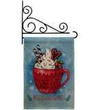 Christmas Coco - Christmas Winter Vertical Impressions Decorative Flags HG114256 Made In USA