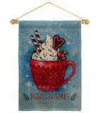 Christmas Coco - Christmas Winter Vertical Impressions Decorative Flags HG114256 Made In USA