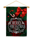 Gifted Christmas - Christmas Winter Vertical Impressions Decorative Flags HG120004 Made In USA