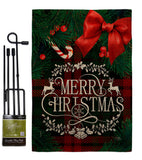 Gifted Christmas - Christmas Winter Vertical Impressions Decorative Flags HG120004 Made In USA