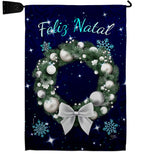 Vela Feliz Navidad - Christmas Winter Vertical Impressions Decorative Flags HG120016 Made In USA
