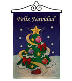 Felíz Navidad - Christmas Winter Vertical Impressions Decorative Flags HG120028 Made In USA