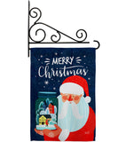 Santa Wishies - Christmas Winter Vertical Impressions Decorative Flags HG130292 Made In USA
