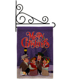 Christmas Carol - Christmas Winter Vertical Impressions Decorative Flags HG137101 Made In USA