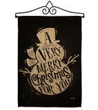 Very Merry - Christmas Winter Vertical Impressions Decorative Flags HG137267 Made In USA