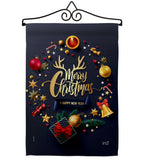 Christmas & New Year - Christmas Winter Vertical Impressions Decorative Flags HG137286 Made In USA