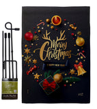 Christmas & New Year - Christmas Winter Vertical Impressions Decorative Flags HG137286 Made In USA