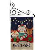 Christmas Buddy - Christmas Winter Vertical Impressions Decorative Flags HG137299 Made In USA