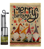 Christmas Gnome - Christmas Winter Vertical Impressions Decorative Flags HG137322 Made In USA