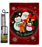 Holidays friends - Christmas Winter Vertical Impressions Decorative Flags HG137617 Made In USA