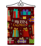 Merry Giftmas - Christmas Winter Vertical Impressions Decorative Flags HG137632 Made In USA