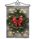 Lightful Merry Christmas - Christmas Winter Vertical Impressions Decorative Flags HG191049 Made In USA