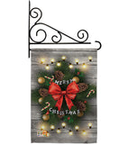 Lightful Merry Christmas - Christmas Winter Vertical Impressions Decorative Flags HG191049 Made In USA