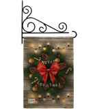 Lightful Merry Christmas - Christmas Winter Vertical Impressions Decorative Flags HG191049 Made In USA