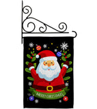 Cute Santa - Christmas Winter Vertical Impressions Decorative Flags HG192239 Made In USA