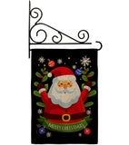 Cute Santa - Christmas Winter Vertical Impressions Decorative Flags HG192239 Made In USA