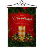 Christmas Candle - Christmas Winter Vertical Impressions Decorative Flags HG192241 Made In USA