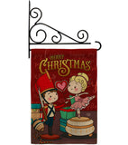 Nutcracker & Bellet Doll - Christmas Winter Vertical Impressions Decorative Flags HG192290 Made In USA