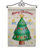 Be Joyful - Christmas Winter Vertical Impressions Decorative Flags HG192296 Made In USA