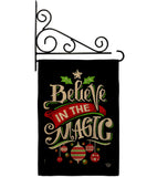 Believe The Magic - Christmas Winter Vertical Impressions Decorative Flags HG192359 Made In USA