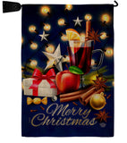 Christmas Wishes - Christmas Winter Vertical Impressions Decorative Flags HG192685 Made In USA