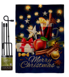 Christmas Wishes - Christmas Winter Vertical Impressions Decorative Flags HG192685 Made In USA